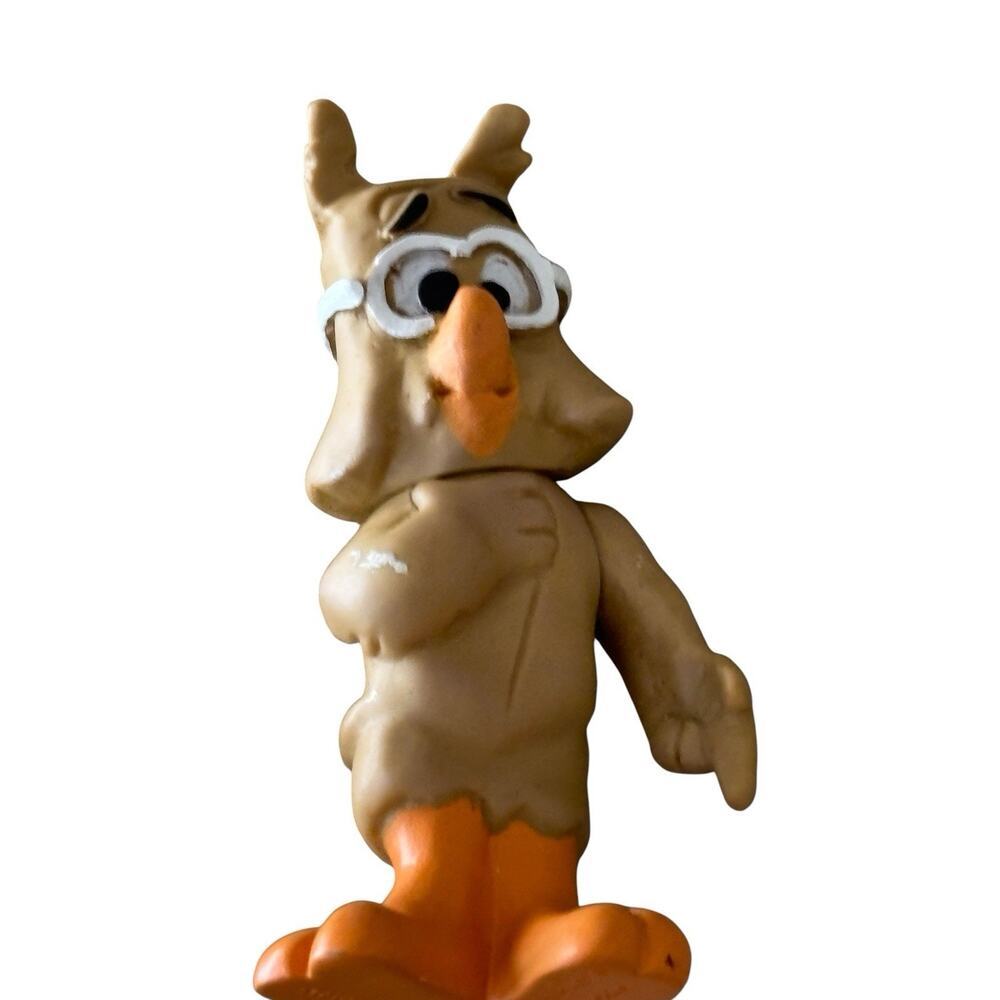 Vintage 1969 Walt Kelly Figure POGO Comic Strip Howland Owl 4.5" Owl w/Glasses